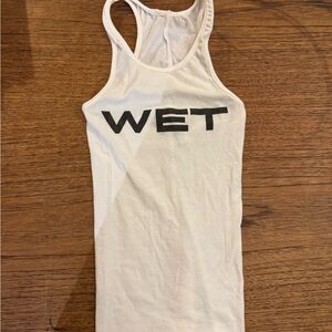 YZY Mowalola Wet Tank Top 'White'
